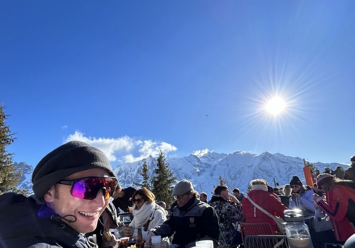 Tony in the mountains